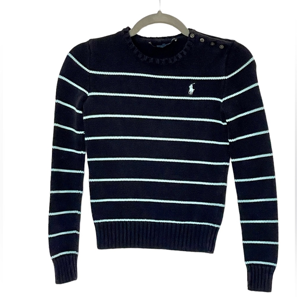 Women's Ralph Lauren Sport Striped Knit Sweater